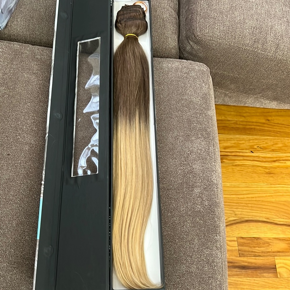 Ombré 22” BTB 100% human hair extensions NEW